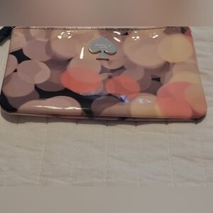 Kate Spade City Lights Black Pink Wristlet